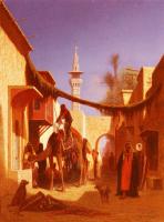 Frere, Charles Theodore - Street In Damascus and Street In Cairo